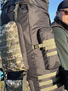 Военный тактический рюкзак объем 100 литров из влагоотталкивающей ткани (JF71180087) - изображение 3
