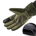 Тактичні зимові рукавички L хакі штурмові - зображення 8