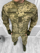 Тактичний військовий костюм Статутний ГОСТ, ( Кітель + Штани ), Камуфляж: Піксель ЗСУ ММ-14, Розмір: 52/4 - зображення 3