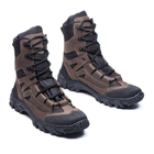 Берці демісезонні черевики тактичні чоловічі, натуральна шкіра та кордура, розмір 39, Bounce ar. ML-0739, колір коричневий - зображення 3