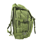 Рюкзак тактичний армійський багатофункціональний з водонепроникної тканини Оксфорд 36л AOKALI Outdoor A18 Зелений - зображення 3