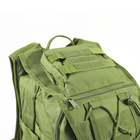 Рюкзак тактичний армійський багатофункціональний з водонепроникної тканини Оксфорд 36л AOKALI Outdoor A18 Зелений - зображення 4