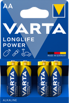 Батарейка Varta LONGLIFE POWER AA блістер 4 шт