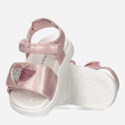 Sandały dziecięce dla dziewczynki Tommy Hilfiger Strass Heart Velcro Sandal T1A2-32752-1367341- 26 Różowe złoto (8052578172643) - obraz 3