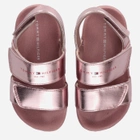 Sandały dziecięce Tommy Hilfiger Logo Velcro Sandal T1A2-32792-1367341- 32 Rose Gold (8052578174364) - obraz 4
