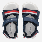 Дитячі сандалії для хлопчика Tommy Hilfiger Stripes Velcro Sandal T1B2-32898-1589800- 26 Сині (8052578176481) - зображення 4