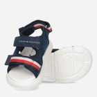 Дитячі сандалії для хлопчика Tommy Hilfiger Stripes Velcro Sandal T1B2-32898-1589800- 28 Сині (8052578176504) - зображення 3