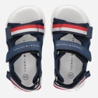Дитячі сандалії для хлопчика Tommy Hilfiger Stripes Velcro Sandal T1B2-32898-1589800- 28 Сині (8052578176504) - зображення 4