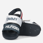 Sandały chłopięce Tommy Hilfiger Logo Velcro Sandal T1B2-32925-1172Y004 25 Niebieskie (8052578176832) - obraz 3
