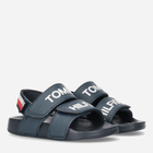 Дитячі сандалії для хлопчика Tommy Hilfiger Logo Velcro Sandal T1B2-32927-1172800- 32 Сині (8052578177266) - зображення 2