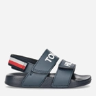 Sandały chłopięce Tommy Hilfiger Logo Velcro Sandal T1B2-32927-1172800- 33 Niebieskie (8052578177273) - obraz 1