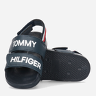 Дитячі сандалії для хлопчика Tommy Hilfiger Logo Velcro Sandal T1B2-32927-1172800- 33 Сині (8052578177273) - зображення 3