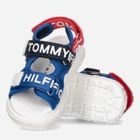 Дитячі сандалії для дівчинки Tommy Hilfiger Logo Velcro Sandal T1X2-32899-1590Y255 26 Сині (8052578179642) - зображення 3