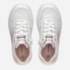 Дитячі кросівки для дівчинки Tommy Hilfiger Flag Low Cut Lace-up Sneaker T3A9-32723-1592Y257 32 White/Pink/Beige (8052578190043) - зображення 4