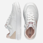 Дитячі кросівки для дівчинки Tommy Hilfiger Flag Low Cut Lace-up Sneaker T3A9-32723-1592Y257 33 White/Pink/Beige (8052578190050) - зображення 5