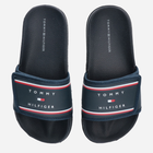 Klapki chłopięce Tommy Hilfiger Maxi Velcro Pool Slide T3B0-32934-1172800- 29 Niebieskie (8052578195017) - obraz 4