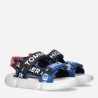 Sandały dziecięce dla dziewczynki Tommy Hilfiger Logo Velcro Sandal T3X2-32910-1590Y255 33 Niebieskie (8052578197653) - obraz 2