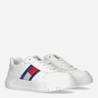 Дитячі кросівки для дівчинки Tommy Hilfiger Flag Low Cut Lace-up Sneaker T3X9-32867-1355100- 32 White (8052578204009) - зображення 2