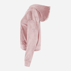 Bluza damska rozpinana streetwear welurowa Fila FAW0225-40024 L Różowa (4064556334206) - obraz 3
