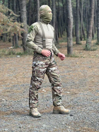 Тактичний костюм мультикам зимовий softshell, костюм мультикам тактичний військовий, зимова форма мультикам M - зображення 8