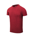 Футболка (Звужений, Приталений) T-Shirt Slim Helikon-Tex Red Melange XXXL Чоловіча тактична - зображення 1