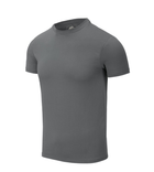 Футболка (Звужений, Приталений) T-Shirt Slim Helikon-Tex Shadow Grey L Чоловіча тактична