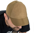 Бейсболка тактична One Size BBC Folding Outdoor Cap Helikon-Tex Olive Green - зображення 4