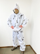 Тактический зимний маскхалат белый маскировочный костюм Клякса розмір 2XL білий - зображення 1