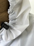 Тактический зимний маскхалат белый маскировочный костюм Клякса размер 2XL белый - изображение 3
