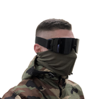 Тактические защитные очки Черная ,маска Daisy со сменными линзами -Панорамные незапотевающие - изображение 1