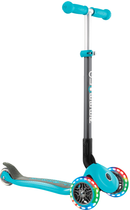 Самокат Globber Primo Foldable Lights бірюзовий (432-105-2)