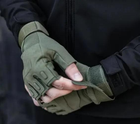 Тактичні рукавиці STRONGCLAW Хаки Розмір М - зображення 1