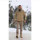 Куртка кофта флисовая тактическая Койот Wolftrap Турция Размер: 2XL (54) - изображение 4