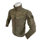 Куртка кофта флисовая тактическая олива Wolftrap Турция Размеры: 2ХL (54) - изображение 1