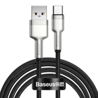 Кабель для зарядки Baseus CAKF000101 Cafule Metal Data Type-C 66W 1m black