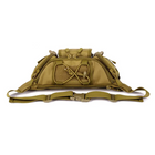 Тактична сумка на пояс чоловіча поясна армійська для риболовлі полювання на 5 л 35х17х10 см (474178-Prob) Пісочна - зображення 2