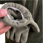 Зимові рукавиці на флісі Хакі (FR-01) - зображення 3