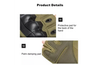 Тактичні рукавички Олива M (T-01-M) Tactical Belt - зображення 4