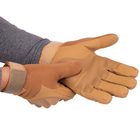 Тактичні рукавички із закритими пальцями койот - зображення 8