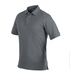 Жіноча футболка UTL Polo Shirt - TopCool Lite Helikon-Tex Shadow Grey XL Чоловіча тактична - зображення 1