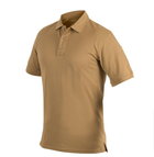 Жіноча футболка UTL Polo Shirt - TopCool Lite Helikon-Tex Coyote L Чоловіча тактична - зображення 1