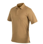Жіноча футболка UTL Polo Shirt - TopCool Lite Helikon-Tex Coyote L Чоловіча тактична - зображення 1