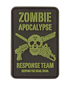 Шеврон/патч для військовослужбовців KOMBAT UK Zombie Apocalypse Patch 50x73мм (OPT-1441) - зображення 1