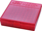 Коробка для набоїв MTM кал. 45 ACP; 10мм Auto; 40 S&W. Кількість – 100 шт. Колір - червоний (1773.08.46) - зображення 1