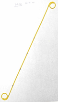 Уретральний стент, довгостроковий стент Carbothane Tecoflex, Ø 6(Fr/ CH), довжина 26см, рекомендований провідник 0,035. - изображение 1