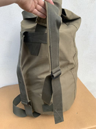 Сумка баул рюкзак Texar 100 л хакі - зображення 4