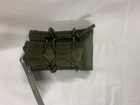 Тактовний військовий одинарний підсумок під АК пістолет сумка 2в1 хакі - зображення 3