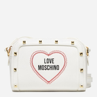 Damska listonoszka Love Moschino Borsa Saffiano Pu Nero JC4367PP0EKG White (8054400643499)