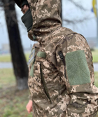 Куртка тактическая мужская c мебраной военная с капюшоном бушлат софтшел SoftShell XL - изображение 3