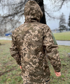 Куртка тактична чоловіча з мебраною військова з капюшоном бушлат софтшел SoftShell XL - зображення 9